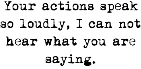 Your Actions